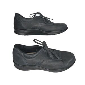 SAS Walk Easy Nero Black Women's Shoes 9 M Workwear Comfort Shoes